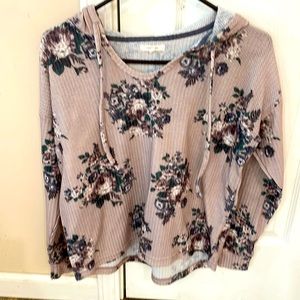 Maurices floral hoodie
